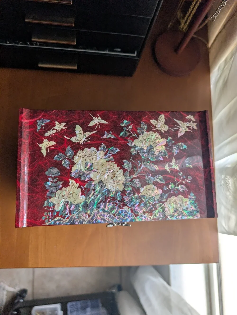 Korean Mother of Pearl Jewelry Box Organizer
